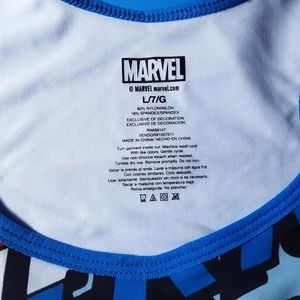 Marvel Intimates & Sleepwear - Marvel Captain America Avengers Sports Bra NWOT LG Marvel Intimates & Sleepwear - Marvel Captain America Avengers Sports Bra NWOT LG